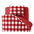 〔布団別売〕掛け布団カバー シングル 柄：チェック カラー：レッド 32色柄から選べるスーパーマイクロフリースカバーシリーズ 掛布団カバー
