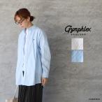 Gymphlex ジムフレックス ボタンダウンワイドストライプシャツ サイズ14 メール便対応 24春夏 ビッグシルエット