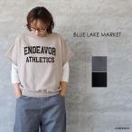 SALE30%OFF  BLUE LAKE MARKET ブルーレイクマーケット 30/-裏毛ハロ加工カットオフプリントプルオーバー ENDEAVOR ゆうパック発送 日本製
