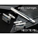 andre courreges Andre * Courreges галстук булавка Swarovski серебряный × темно-синий ACT4007[ комплект нет ]