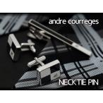 andre courreges Andre * Courreges галстук булавка черный × белый CT4004B[ комплект нет ]