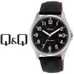 [ Revue . написать 1 год гарантия ] Citizen CITIZEN Q&amp;Q кий кий Falcon Falcon мужские наручные часы черный × черный D026-305