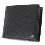 ダンヒル 折財布 メンズ コントゥア DU24R2320PX 001 二つ折り財布 4cc ＆ コインパース ビルフォールド レザー ブラック 黒 duhill
