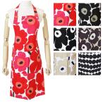 【メール便発送】 マリメッコ エプロン キッチン雑貨 花柄 北欧柄 ドット柄 コットン marimekko ESILIINA 064161 / 069907 / 070692 ポイント利用