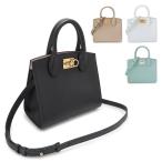 ショッピングハンドバッグ フェラガモ ハンドバッグ レディース FERRAGAMO STUDIO BOX BAG 211424 ステューディオバッグ ショルダーバッグ ミニバッグ ガンチーニ  2024年春夏新作