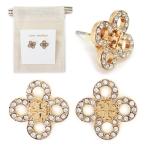 並行輸入品 トリーバーチ ピアス レディース 153724 783 キラ クローバー パヴェ スタッズピアス アクセサリー トリーゴールド TORY BURCH