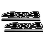 【並行輸入品】iJDMTOY (2) グロス仕上げ ブラック トラック ベッドサイドフェンダー 4x4 オフロード ビニール デカール ステッカ