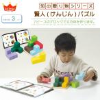 賢人パズル  立体パズル 木のオモチャ 脳力パズル 知育玩具 子供玩具 [A3112549]