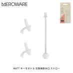 メロウェア MATT サーモボトル交換用飲み口 ストロー(clear) meroware マグボトル用品 ベビー用品 ベビーカップ用品 オプション品 定形外郵便配送