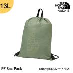 ザ・ノース・フェイス NM62413 ピーエフサックパック 13L (SE)スレートモス ナップサック ジムバッグ ランドリーバッグ 部活 トレーニング  人気NO.1
