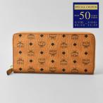 エムシーエム MCM ラウンド長財布 COGNAC コニャック キャメル ヴィセトス VISETOS ORIGINAL ZIPPED WALLET LARGE MXLAAVI01