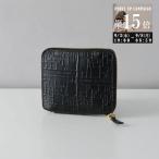 並行輸入 コムデギャルソン COMME DES GARCONS 2つ折り財布 小銭入れ付 ブラック SA2100EL EMBOSSES LOGO ユニセックス レディース メンズ 男女兼用 RSL