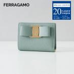 ショッピングフェラガモ フェラガモ FERRAGAMO 2つ折財布 財布 ヴァラ リボン レザー 本革 ミニ財布 22D515 770846 VARA レディース