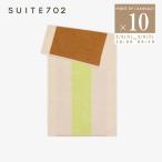 ショッピングハンドタオル 正規販売店 スイート702 SUITE702 タオル ハンドタオル 50×100cm グリーン/ブラウン LIME/TOFFEE CMMTT50LITO ストライプ ボーダー