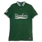 ショッピングラルフローレン ポロシャツ POLO RALPH LAUREN×MLB Yankees(ポロラルフローレン×ヤンキース) ロゴ 刺繍 半袖 ポロシャツ 710810495001 XS グリーン×ホワイト コラボ