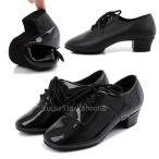  Dance обувь джазовая обувь Cheer Dance бальные танцы обувь 17.5cm~24cm 3.5cm каблук замша PU детский для взрослых мужской boys chacha тренировка для 