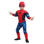 スパイダーマン コスプレ コスチューム 子供 衣装 マスク ハロウィン 仮装 筋肉 マッスル マーベ ...