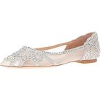 Badgley Mischka Gigi レディース フラット M シューズ US サイズ: 24.5 カラー: ベージュ並行輸入