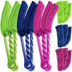 窓のブラインドの塵払い、3つの余分マイクロファイバーの袖が付いているエアコンシャッターの集じん器の清拭布用具のためのAIFUDA 3のパックのブラシ並