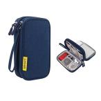 Yahoo! Yahoo!ショッピング(ヤフー ショッピング)LOSAHI トラベルコードオーガナイザー 二層 ポータブルケーブル収納バッグ 電子オーガナイザー アクセサリーケース ケーブル、イヤホン、充電器、電