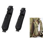 Yahoo! Yahoo!ショッピング(ヤフー ショッピング)LIVIQILY タクティカルモールポーチ アクセサリー バックパック EDC ユーティリティツールバッグ ハンティングアクセサリー用 （2パック ブ