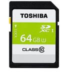 TOSHIBA SDXC карта 64GB Class10 UHS-I соответствует ( максимальный пересылка скорость 40MB/s) SDAR40N64G