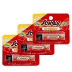 ショッピングリップクリーム サベックス スティック リップクリーム 4.2g×3本セット 正規品　チェリー