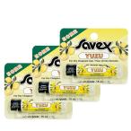 ショッピングリップクリーム サベックス スティック リップクリーム 4.2g×3本セット 正規品　柚子