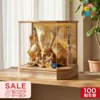 五月人形 兜 コンパクト おしゃれ 兜ケース飾り 兜飾り 藤翁作 六角東山 アクリルケース 端午の節句 h085-fn-255-705