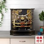 五月人形 伊達政宗 コンパクト 兜ケース飾り 兜飾り 藤翁作 六角勝輝 アクリルケース オルゴール付 h085-fn-165-743