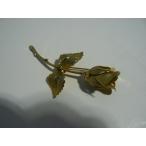 バラのブローチ　中古　真鍮製？