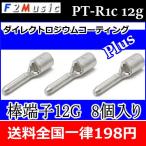 F2ミュージックPT-R1c 12G 棒端子 8個入り 主にアンプやプロセッサーに使えるサイズです ダイレクトロジウムコーティングPlus 送料全国一律198円
