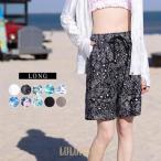 ショッピングサーフパンツ 【値下げ】サーフパンツ レディース ロング 水着 体型カバー おしゃれ 大きいサイズ 夏 水陸両用 ハーフパンツ 水着の上に着る服 黒 白