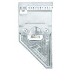 シンワ 曲尺用ストッパー 金属製 厚手広巾用 12484 対応曲尺サイズ 厚さ:2mm・巾:20mm ストッパー角度精度100mmにつき0.2mm以下 製品質量89g ネコポス可 。
