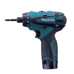 (マキタ) 充電式ドライバドリル DF030DWX バッテリ×2個・充電器・プラスチックケース付 コードレス 10.8V対応 makita