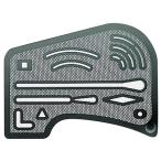 シンワ 字消板 ステンレス製 メッシュ 70961 サイズ80x60x0.1mm ネコポス可 。