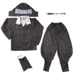 松元屋 黒豹 鳶合羽 W-2400 黒 Lサイズ 収納袋付 レインウェア カッパ 合羽 二頭流フード ヘルメット対応 。