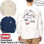 CHUMS チャムス Oversized Utah Tours L/S T-Shirt オーバーサイズド ユタツアー ロングスリーブTシャツ