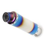 60.5mm muffler обувь без шнуровки GP глушитель из нержавеющей стали titanium жарение цвет цвет custom детали Φ60.5 распорка Short универсальный 