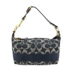 Yahoo! Yahoo!ショッピング(ヤフー ショッピング)コーチ COACH バッグ ハンドバッグ ハンドルポーチ アクセサリーポーチ ストライプ シグネチャー デニム F40757