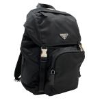 PRADA プラダ Re-Nylonxサフィアーノレザー バックパック リュックサック ブラック 黒 トライアングルロゴ 2VZ135_2DMG_F0002_V_HOL