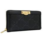 [ новый товар ] Gucci GUCCI длинный кошелек GG Zip around бумажник раунд застежка-молния GG образец двойной G заклепки черный чёрный Gold металлические принадлежности 676152 UF4AG 1000