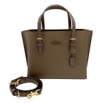 【新品】コーチ COACH ハンドバッグ ショルダーバッグ 2WAY モリー トート バッグ 25 ダークストーン レザー レディース 女性 ギフト プレゼント CV966-IMV2R