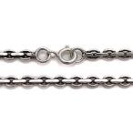 シルバーチェーン ネックレス バイスクールチェーン 幅3.2mm 男性にオススメ存在感あるシルバーチェーン c0026 サイズ：45cm