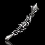 Yahoo! Yahoo!ショッピング(ヤフー ショッピング)シルバーアクセサリー ピアス アラベスク フレア ブラックジルコニア ソード・剣 pi0373 ペア売り