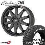 タイヤホイール4本セット CIRCLAR C10S 16x6.5J 5/114.3 +38 MB MUDSTAR RADIAL M/T 225/70R16 103S ホワイトレター