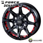 FORCE DENALI 16x6.5J 6/139.7 +38 MB マットブラック 新品ホイール1本価格 【代引き不可】