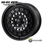 4本購入で送料無料 MONZA JAPAN HI-BLOCK TARMOR 15x6.0J 5/114.3 +50 サテンブラック 新品ホイール1本価格 【代引き不可】