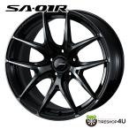 4本購入で送料無料 Weds Sport SA-01R SA01R 18x7.5J 5/114.3 +35 WBC ウォースブラッククリアー 新品ホイール1本価格 【代引き不可】