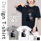 Tシャツ レディース 半袖 トップス ブランド ユニセックス メンズ プリントTシャツ プロレス アメリカ